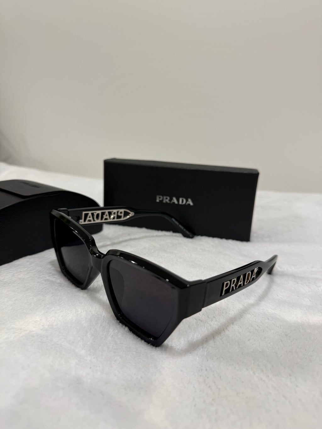 Black and silver glasses