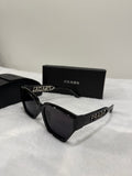 Black and silver glasses