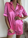 Pink Pjs with matching scrunchie