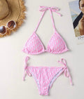 Pink & White 2 Piece Swim Set