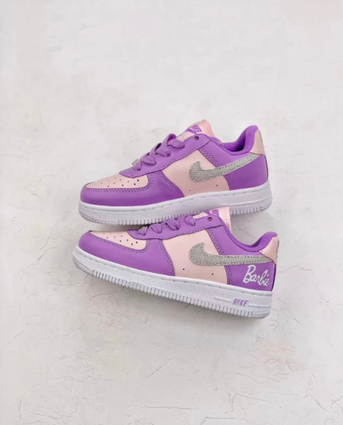Kids Purple Barbie Shoes