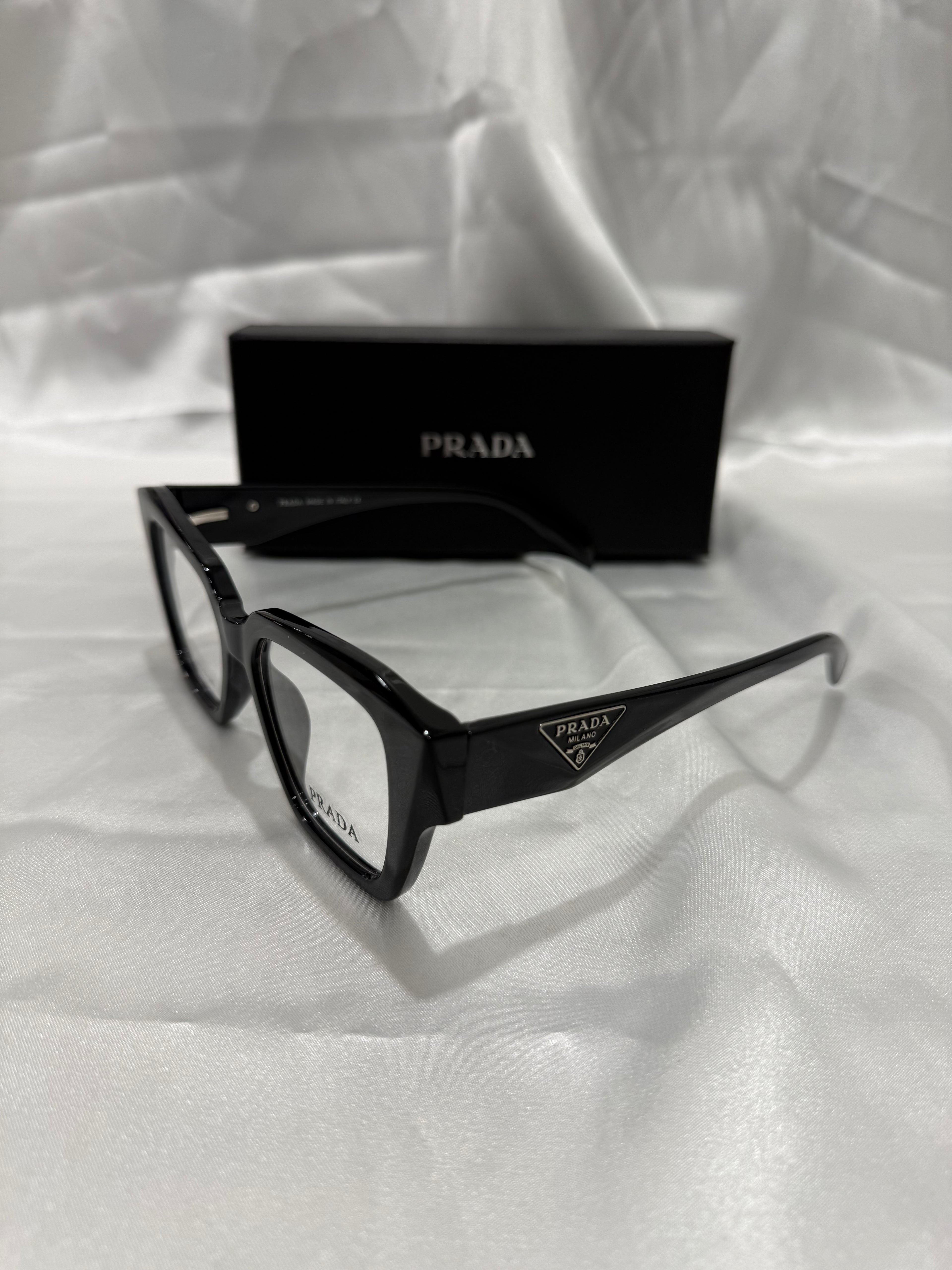 Pr*da Clear Glasses