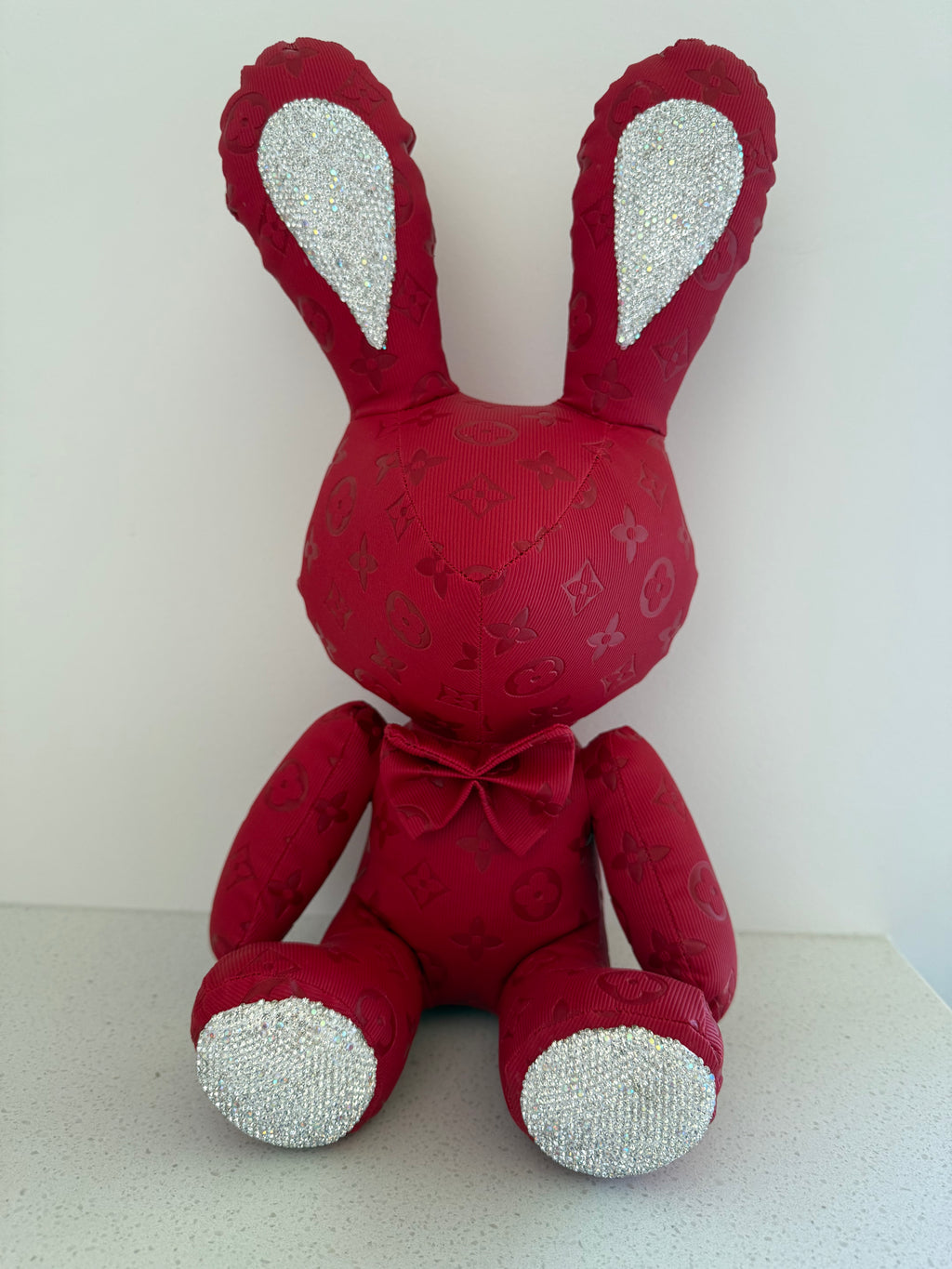 Rhinestone Rabbits 38cm