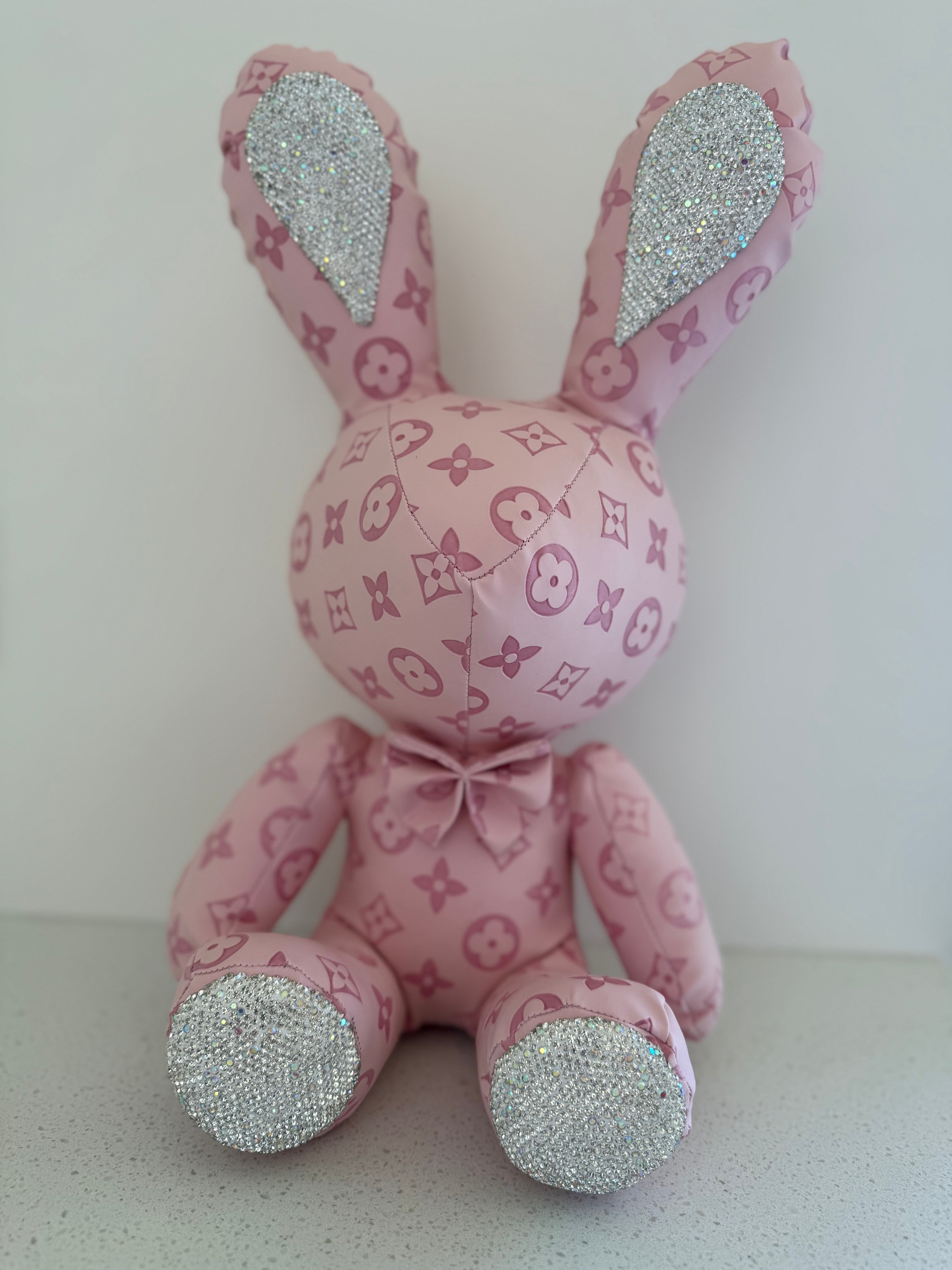 Rhinestone Rabbits 38cm