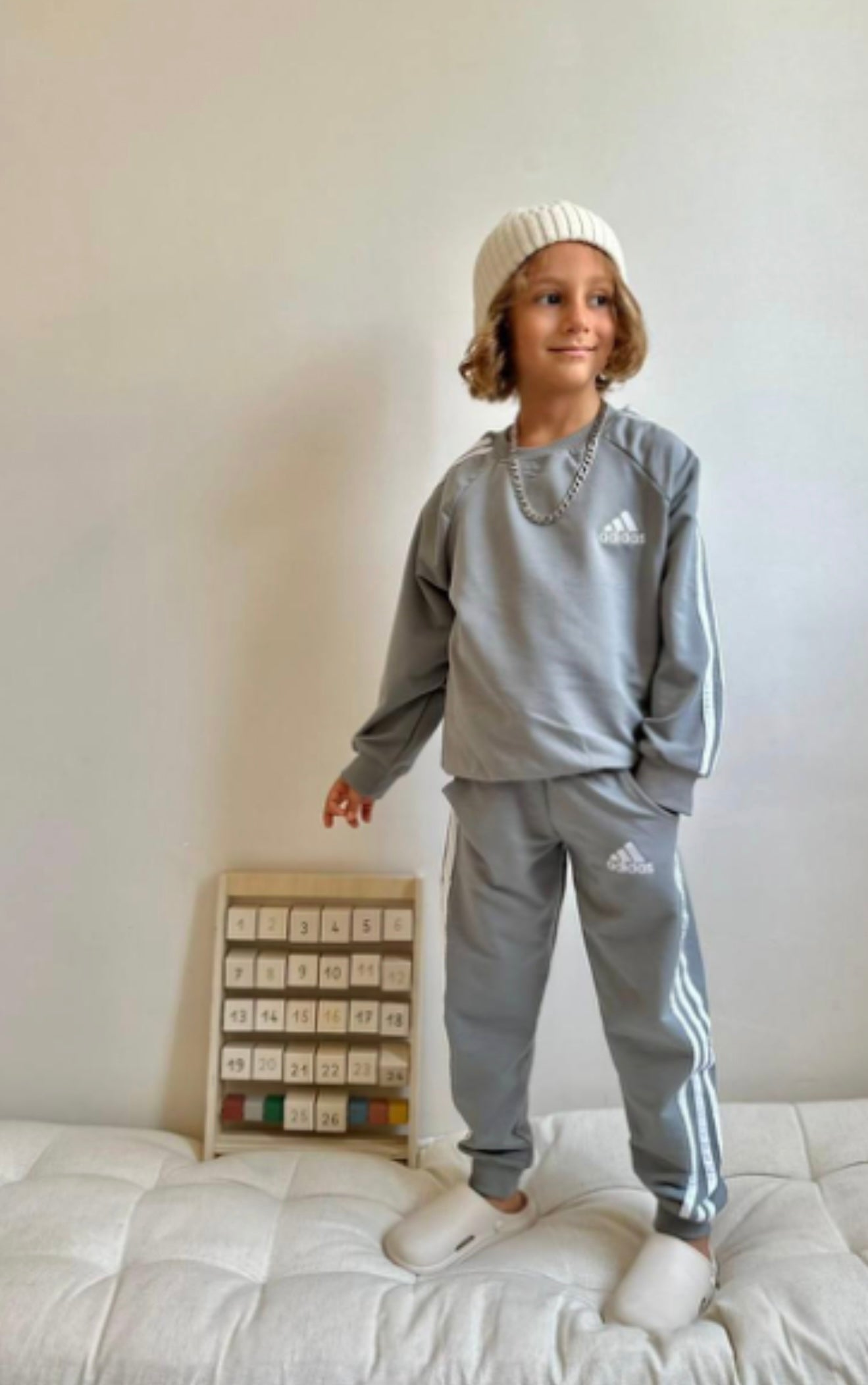 Kids Grey Tracksuit