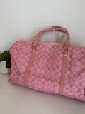 Pink Coach Overnight Bag