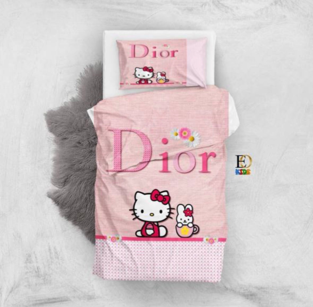 Kids cot/toddler bed sized dio* duvet set