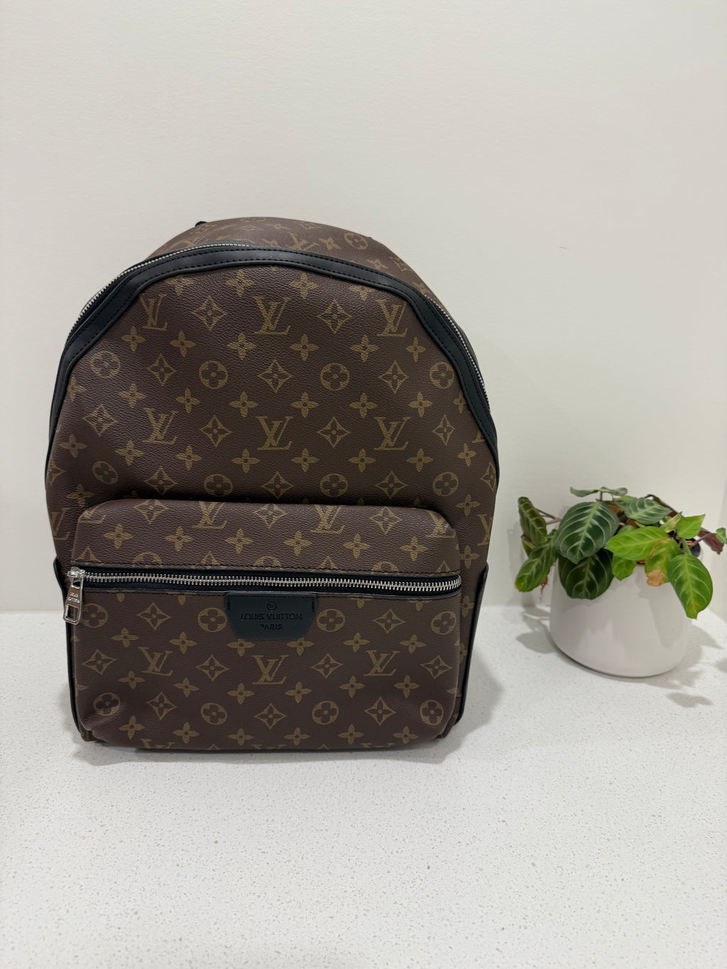 Brown lv backpack