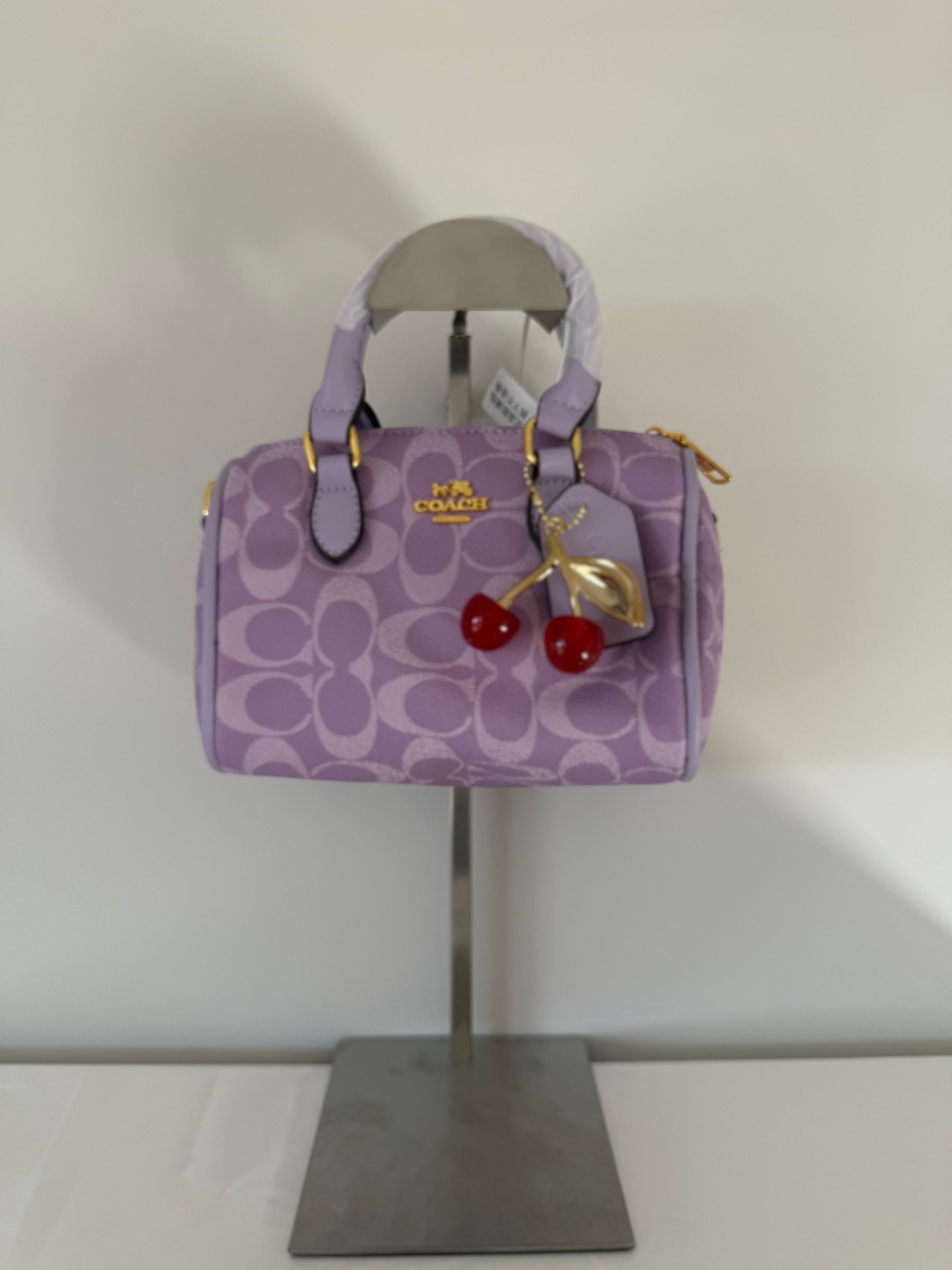 Purple Mini Coach Bag