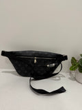 Black lv fanny pack