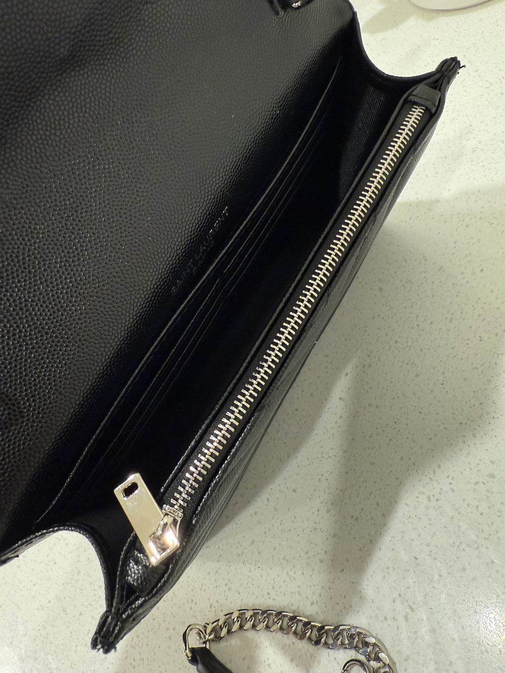 Ysl crossbody bag (silver detailing)