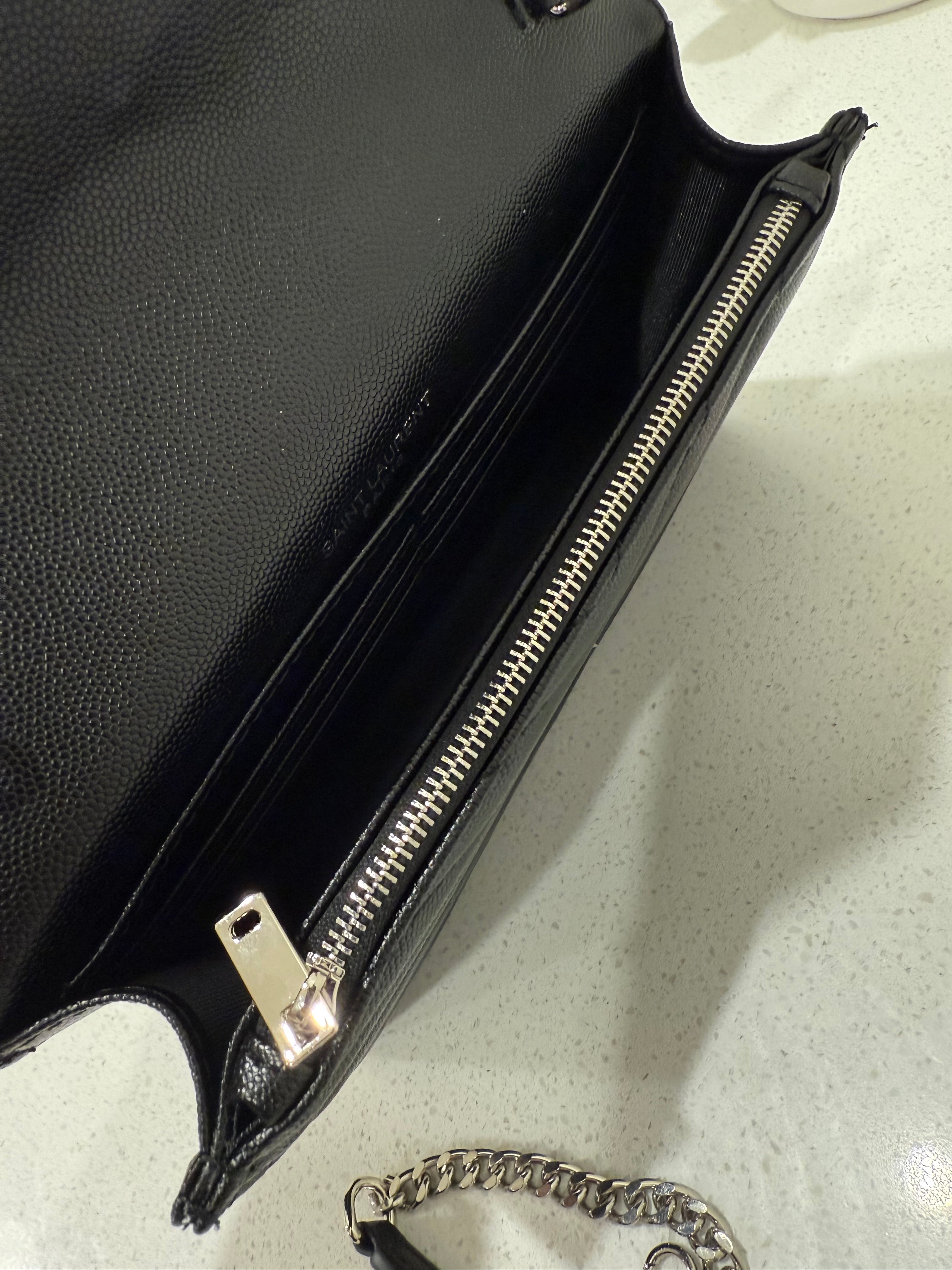Ysl crossbody bag (silver detailing)