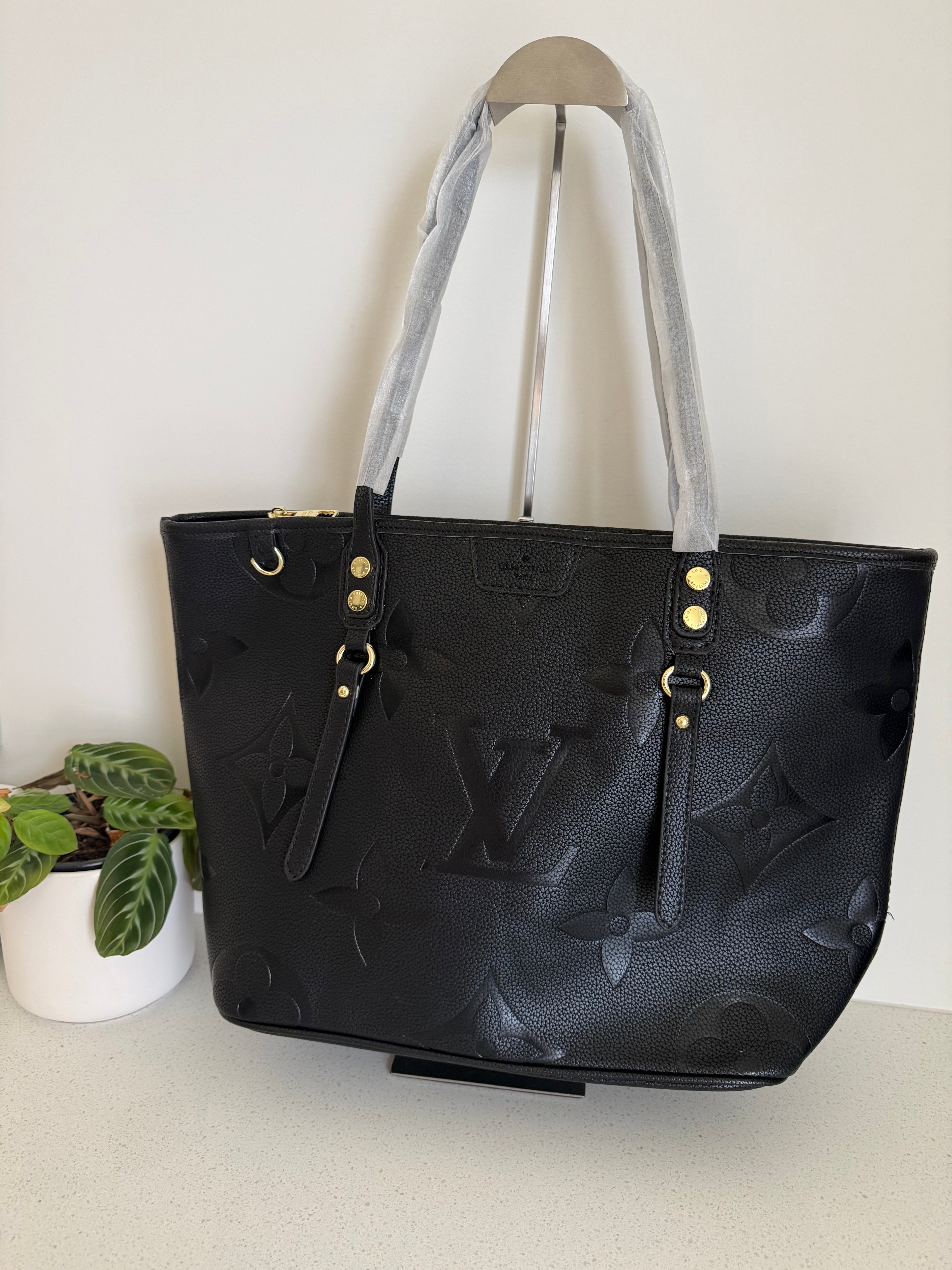 Black LV Tote