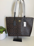 Brown tote bag
