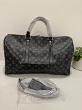 Black lv overnight bag