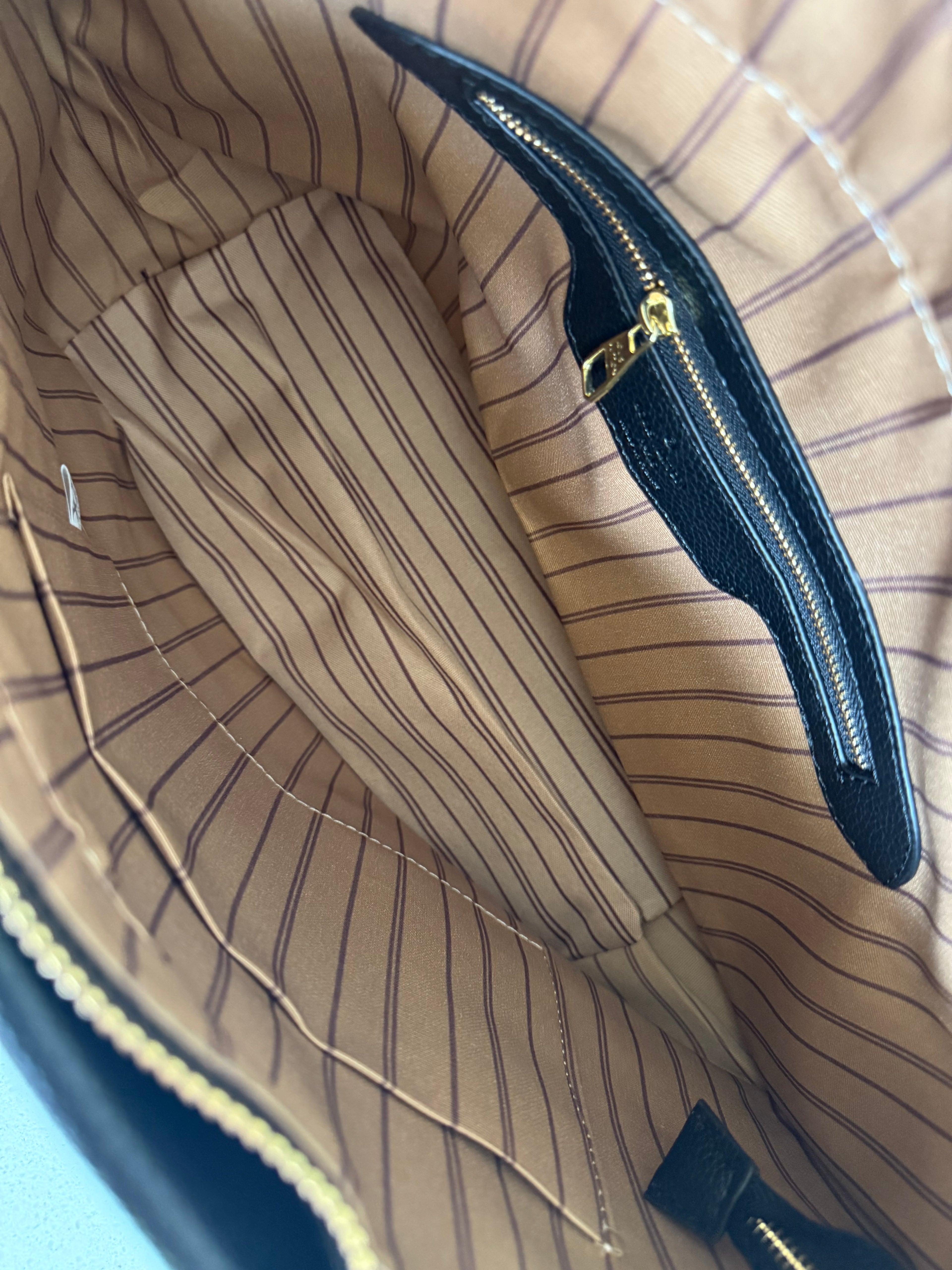 Black LV Tote