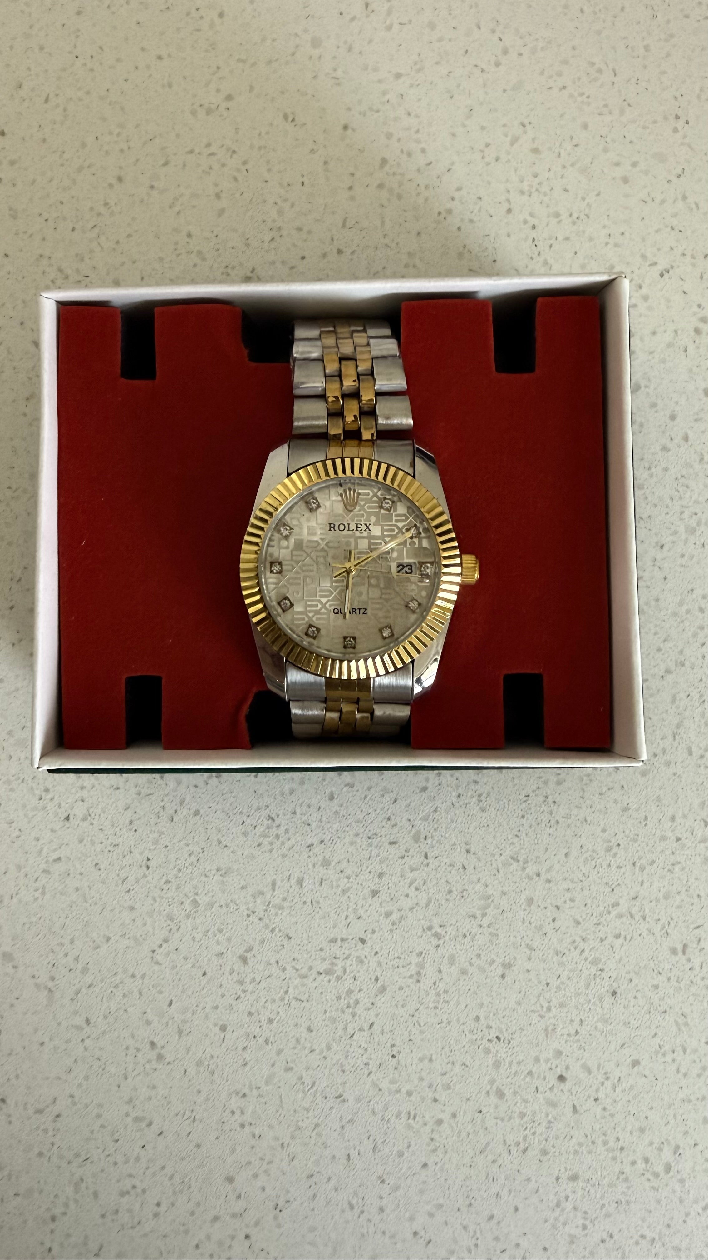 Silver & Gold watch