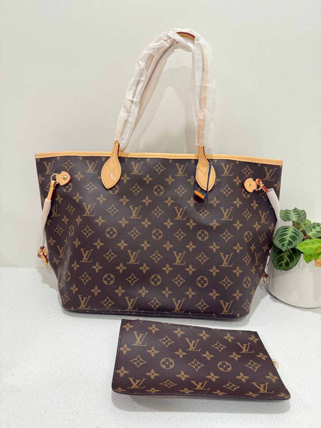 Brown lv tote